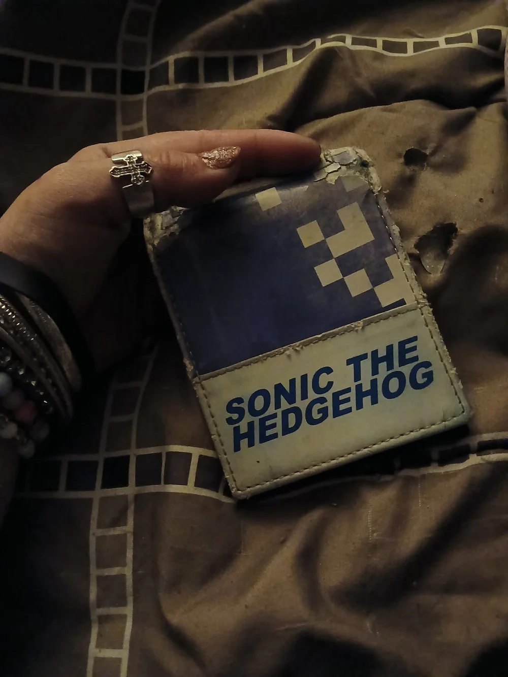 Sonic The Hedgehog Blue Money Clip Wallet